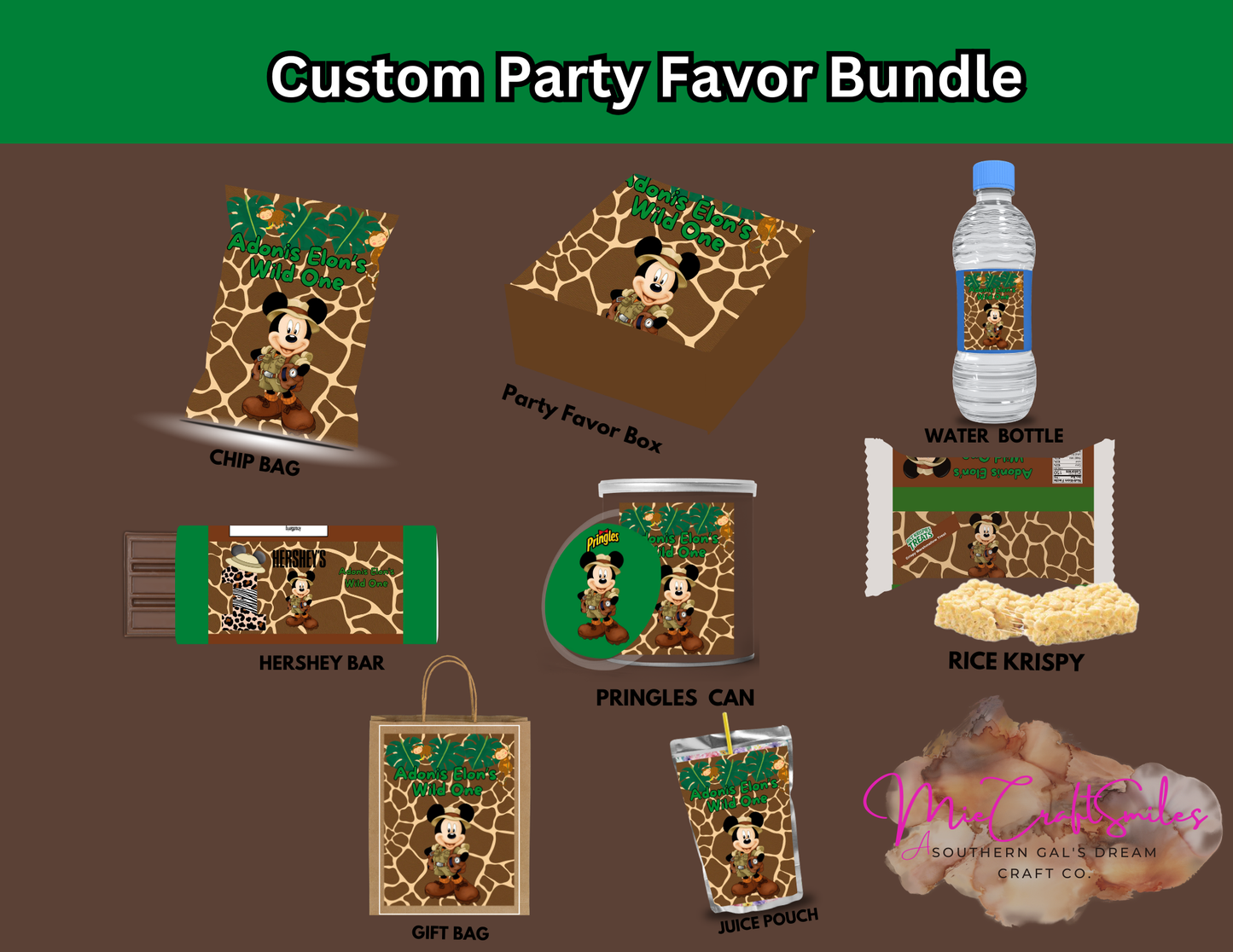 Custom Party Favor Order Request