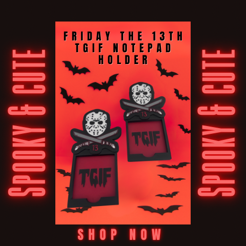 Friday the 13th TGIF Notepad Holders
