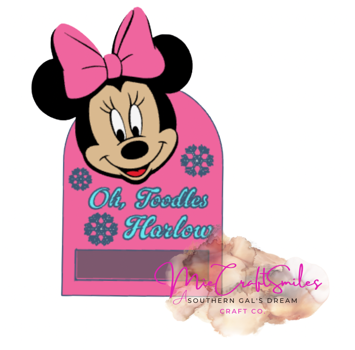 Bow Mouse Custom Mailbox – Personalized Name – Holiday Edition Available