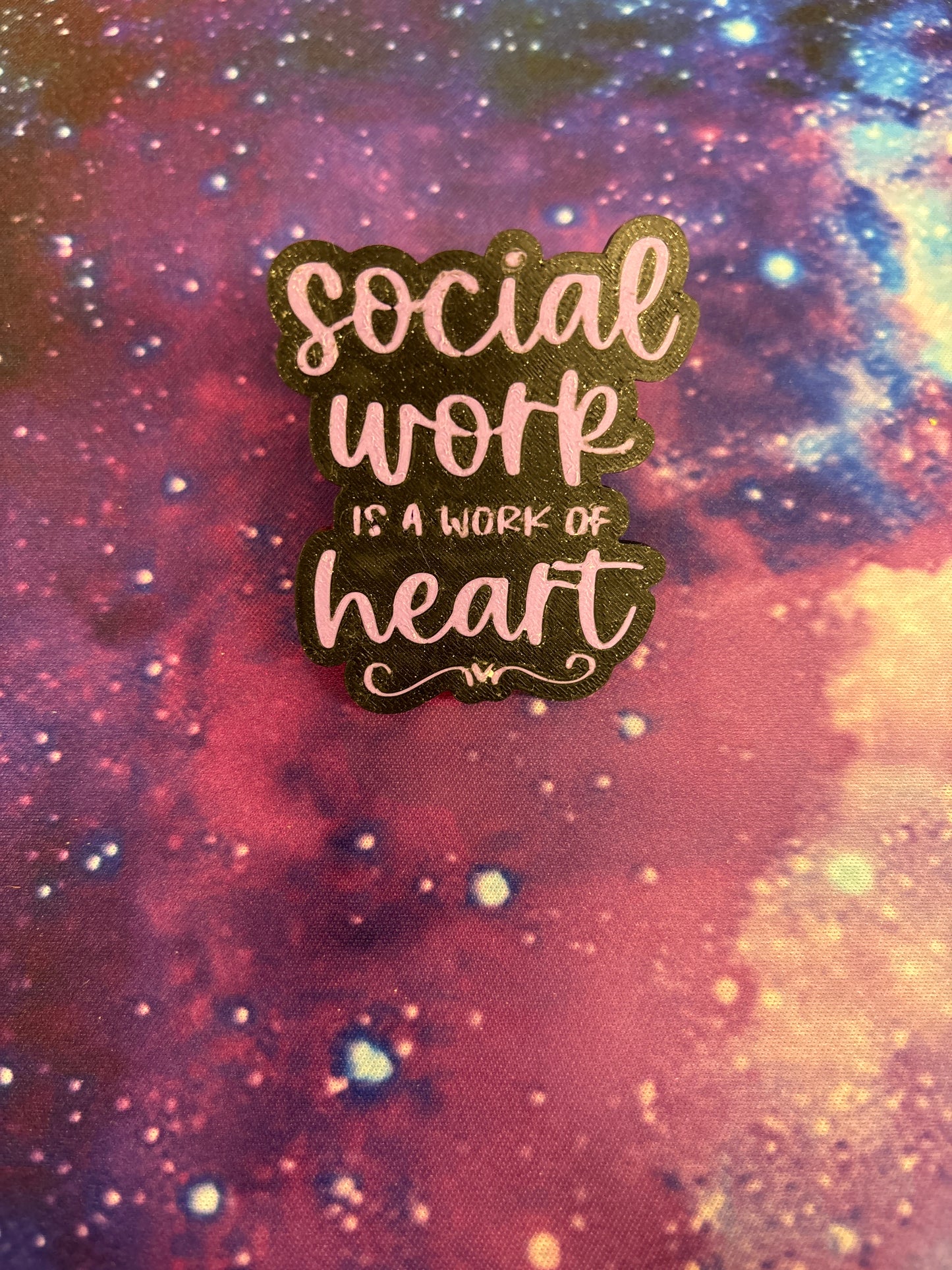 Social Work is a Work of Art – 3D Printed Bogg Bag Charm 🎨💼