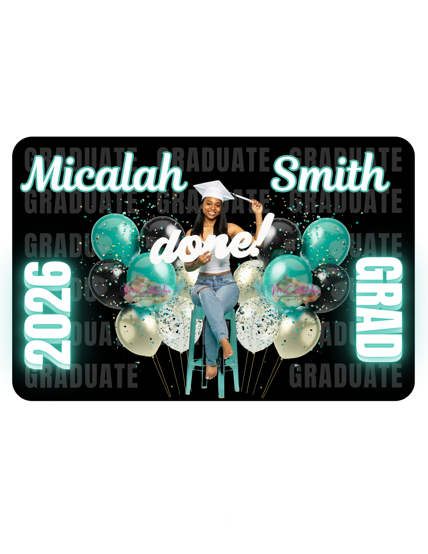 Custom Graduation Photo Paddle BUNDLE | Personalized Senior Paddle | Graduation Keepsake | Class of 2026 Gift