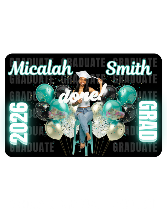 Custom Graduation Photo Paddle BUNDLE | Personalized Senior Paddle | Graduation Keepsake | Class of 2026 Gift