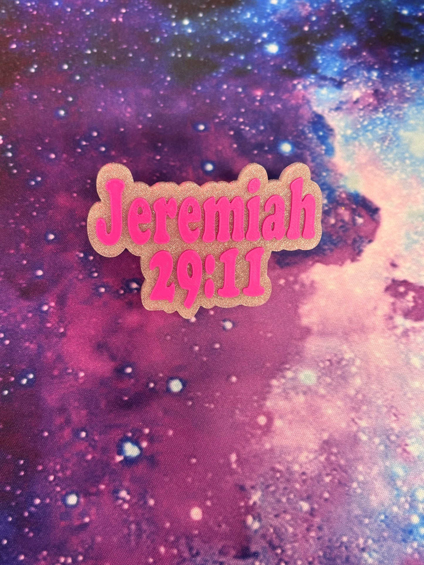 Jeremiah 29:11 – 3D Printed Bogg Bag Charm