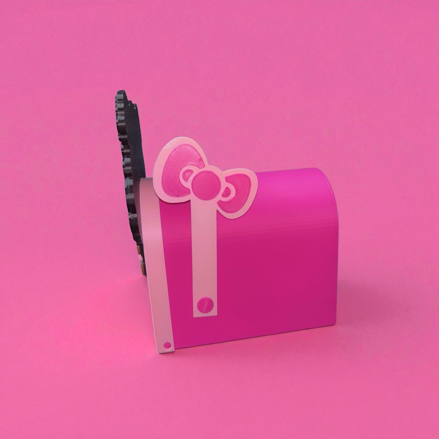 🎀 Bow-Eared Kitty Custom Mailbox – Personalized Name – Holiday Edition Available 🎀