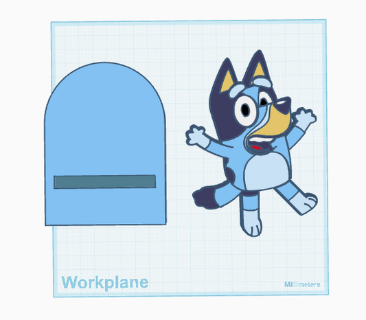 Blue Aussie Dog Custom Mailbox – Personalized Name – Holiday Edition Available